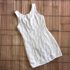 Houndstooth dress + FREE jeweled earrings