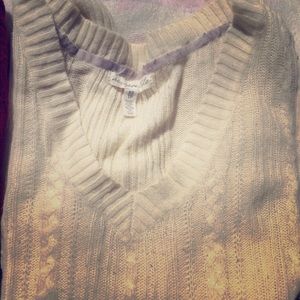 Off white cable knit sweater