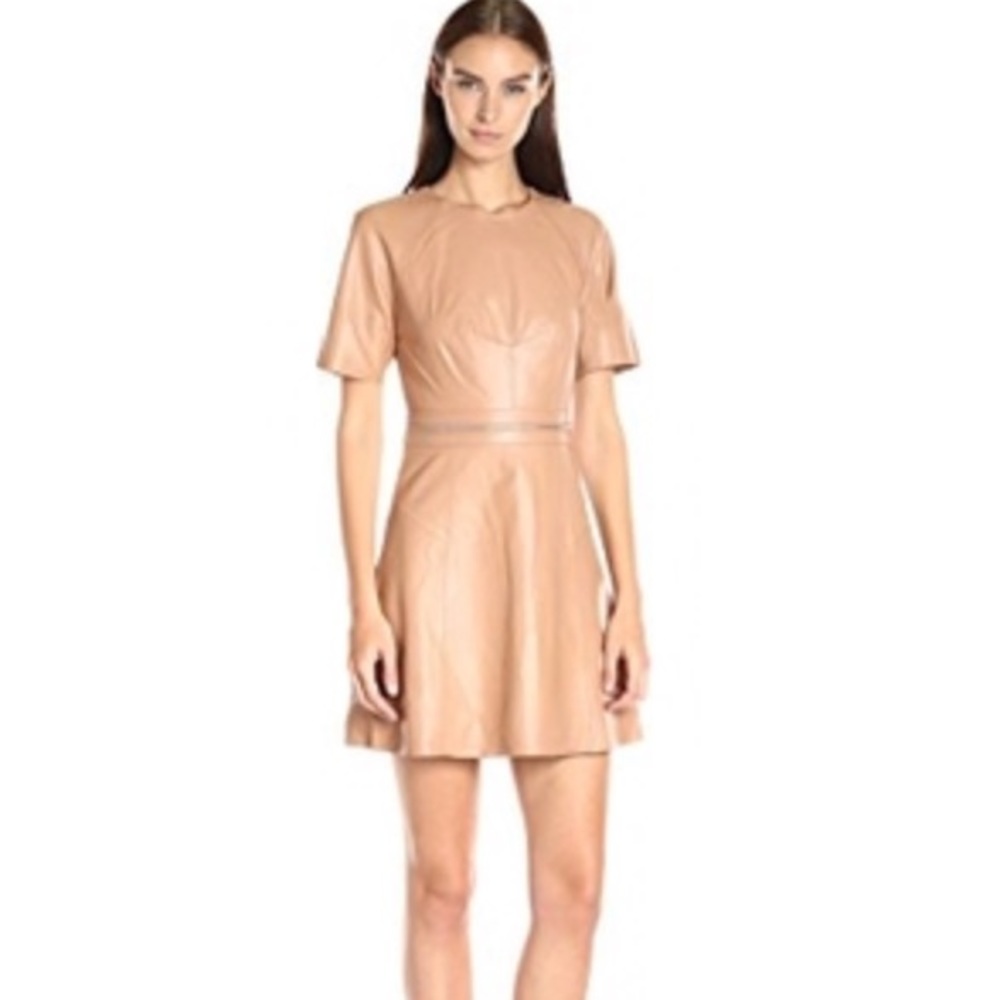 Kendall & Kylie Multi Zip Leather Dress