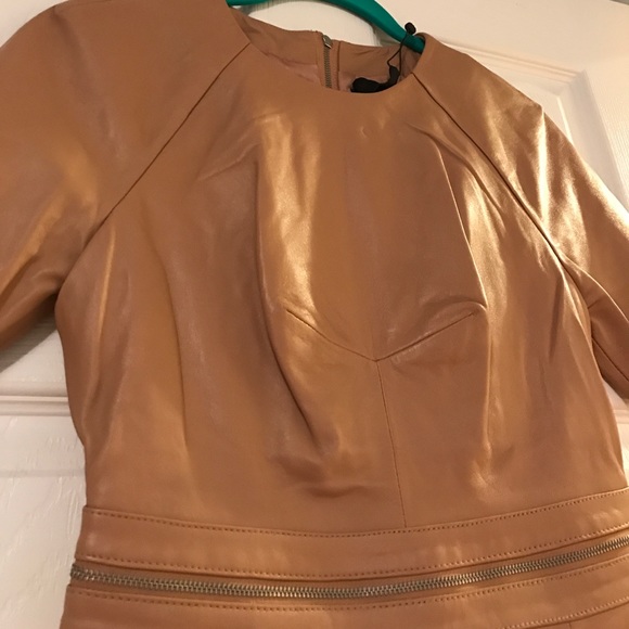 Kendall & Kylie Multi Zip Leather Dress - Picture 3 of 4