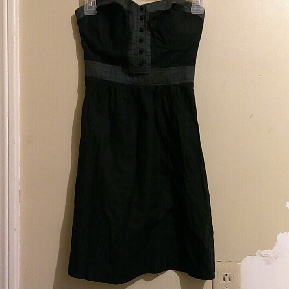 Strapless American Eagle size 0 Button down dress