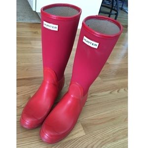 Women's Hunter Rain Boots Size 8