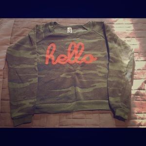 Camo sweatshirt