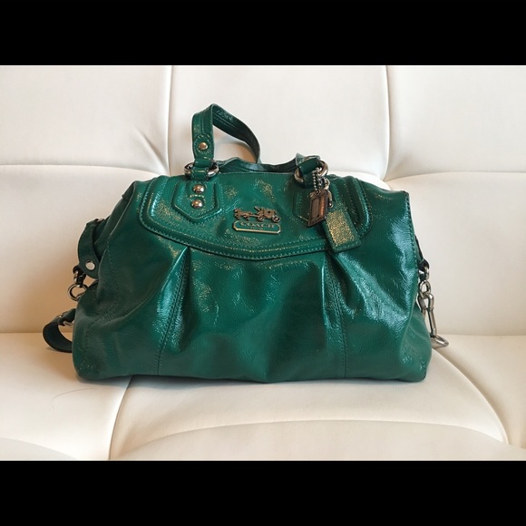 emerald coach bag