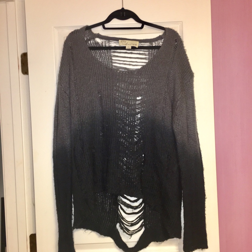 Vintage Havana oversized ombré sweater