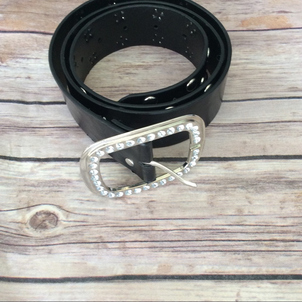 Black decorative belt