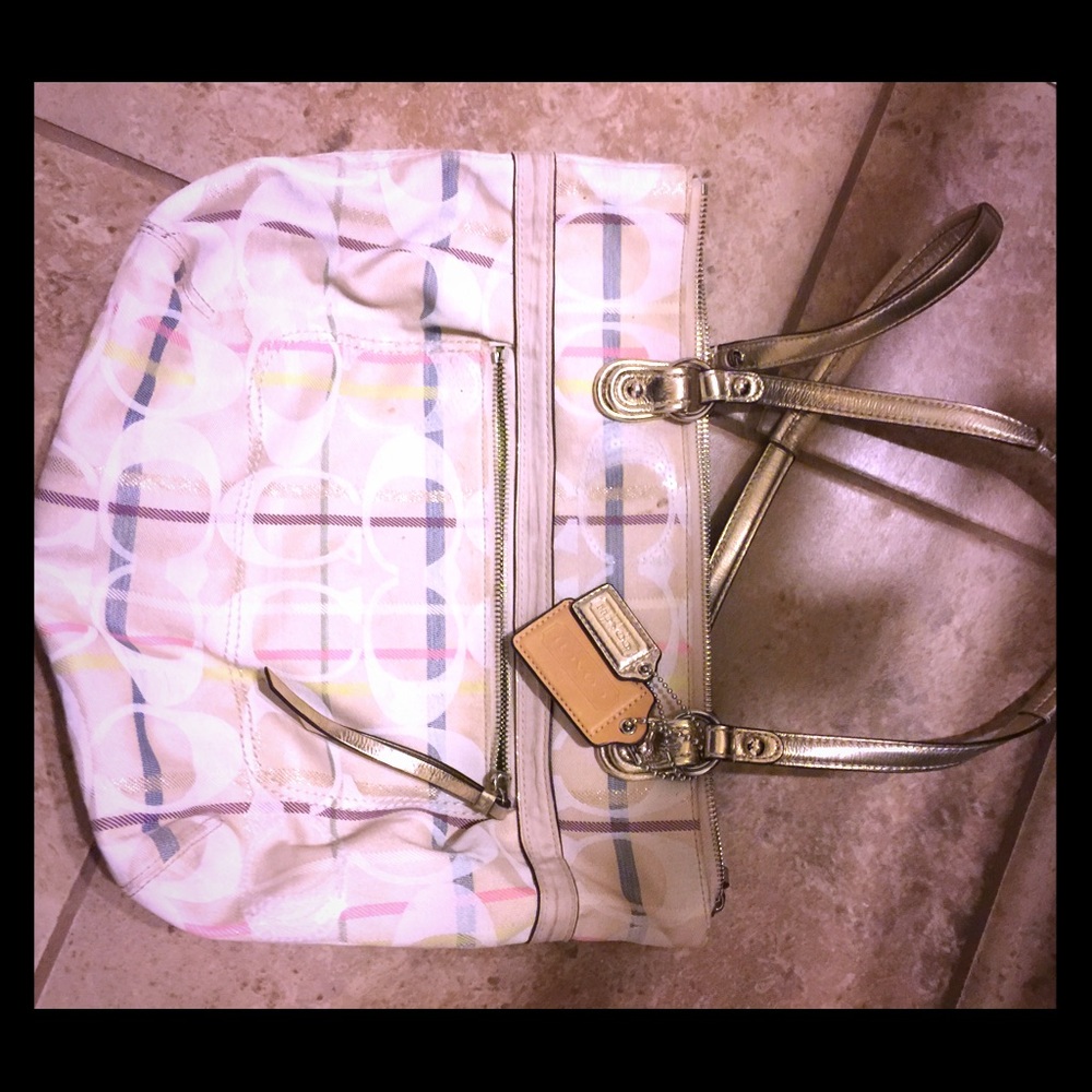 Coach Poppy shoulder purse