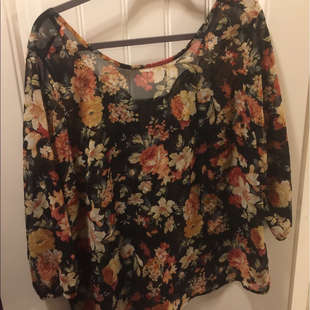 *SOLD ON OTHER SITE 🎀Floral Bow Top🎀