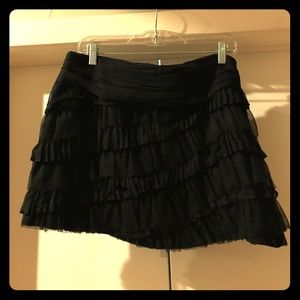 Juicy Couture Chiffon Ruffle Mini Skirt