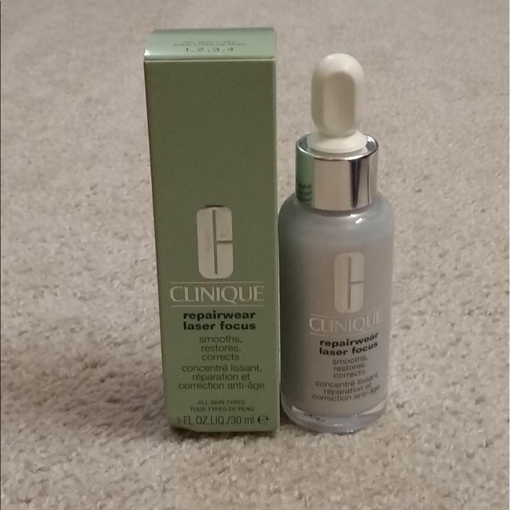 NEW ! Clinique repair wear laser focus serum 1 oz