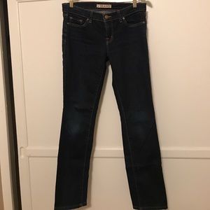J brand dark blue jeans