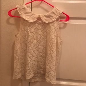 Cream lace top!