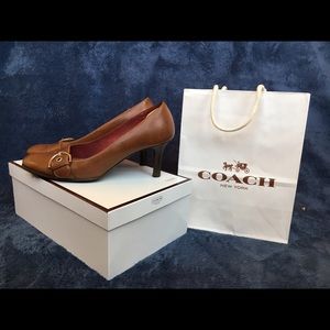 Brown Coach heels