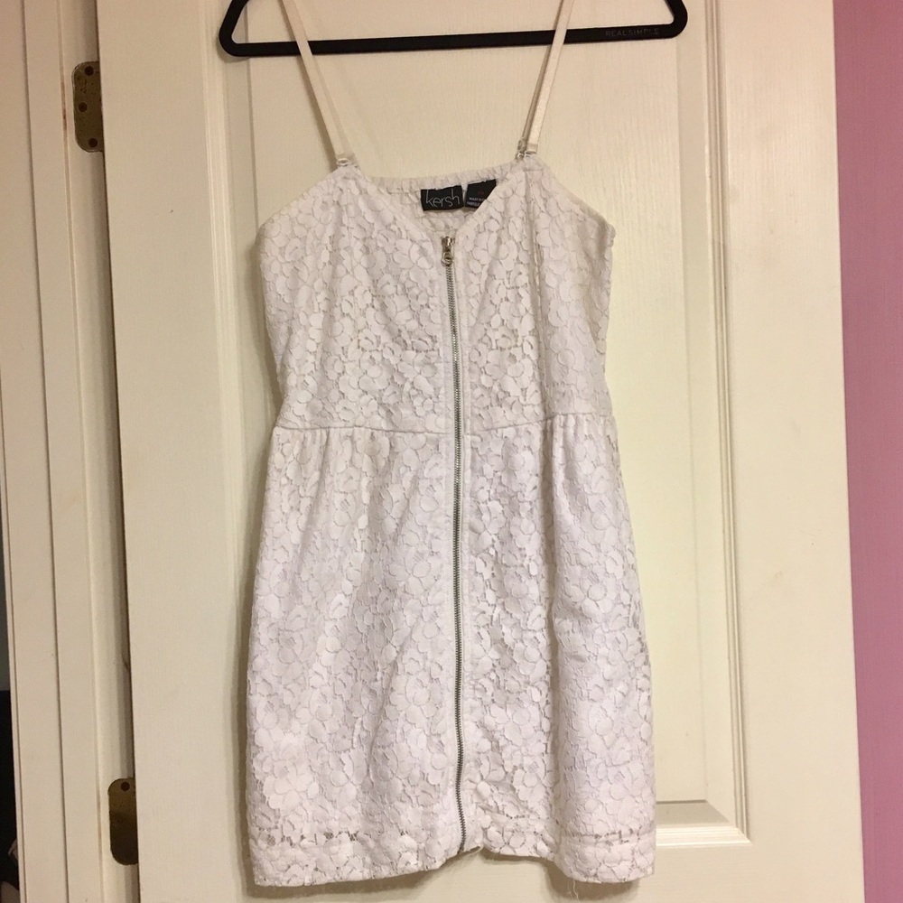 Kersh White Lacey Summer Dress