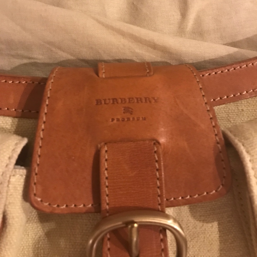 Burberry Canvas Leather Bag