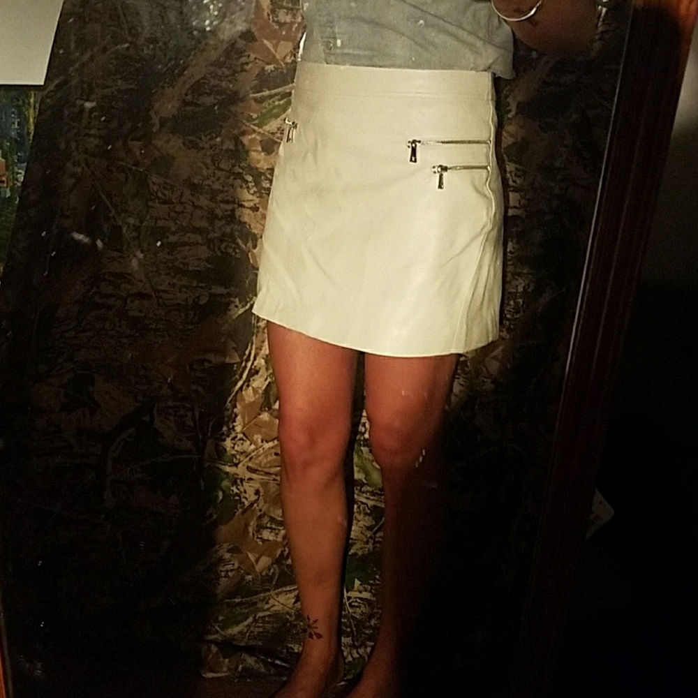 Faux Leather Skirt -Forever 21