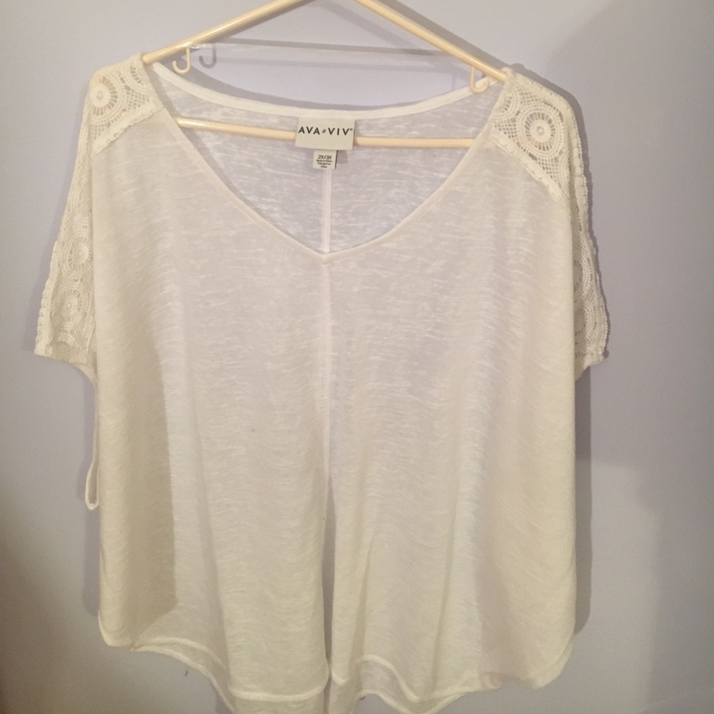 Ava & Viv poncho/dolman tee