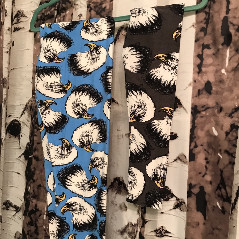 EUC Mommy and Me LLR Americana leggings!