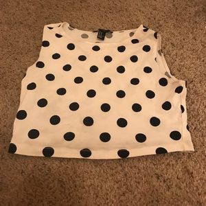 Polka dot Crop Top