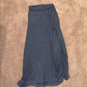 Maxi dark gray skirt