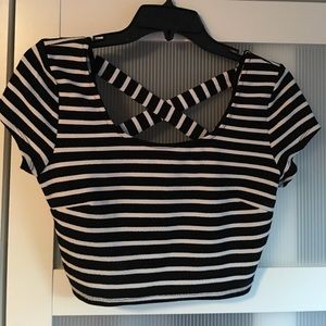 2 piece crop top and skirt set