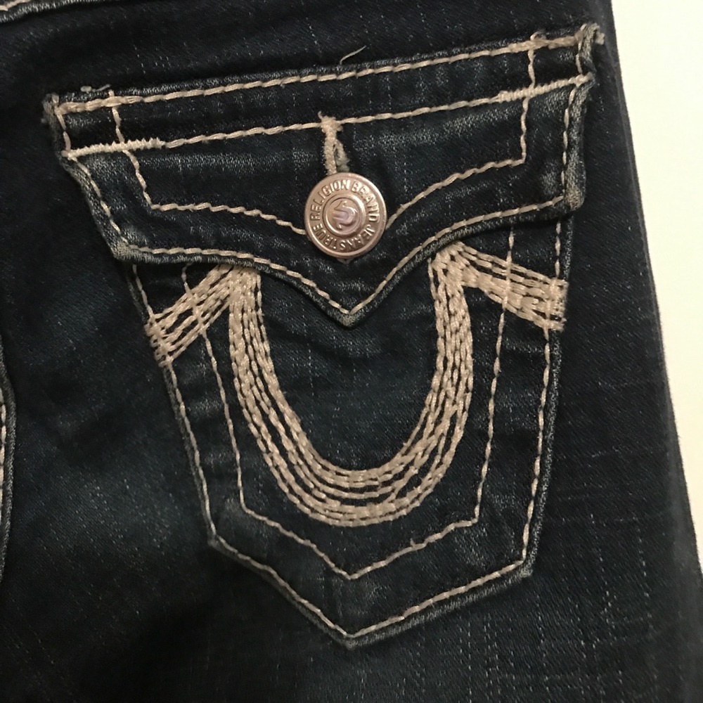 Dark washed true religion jeans
