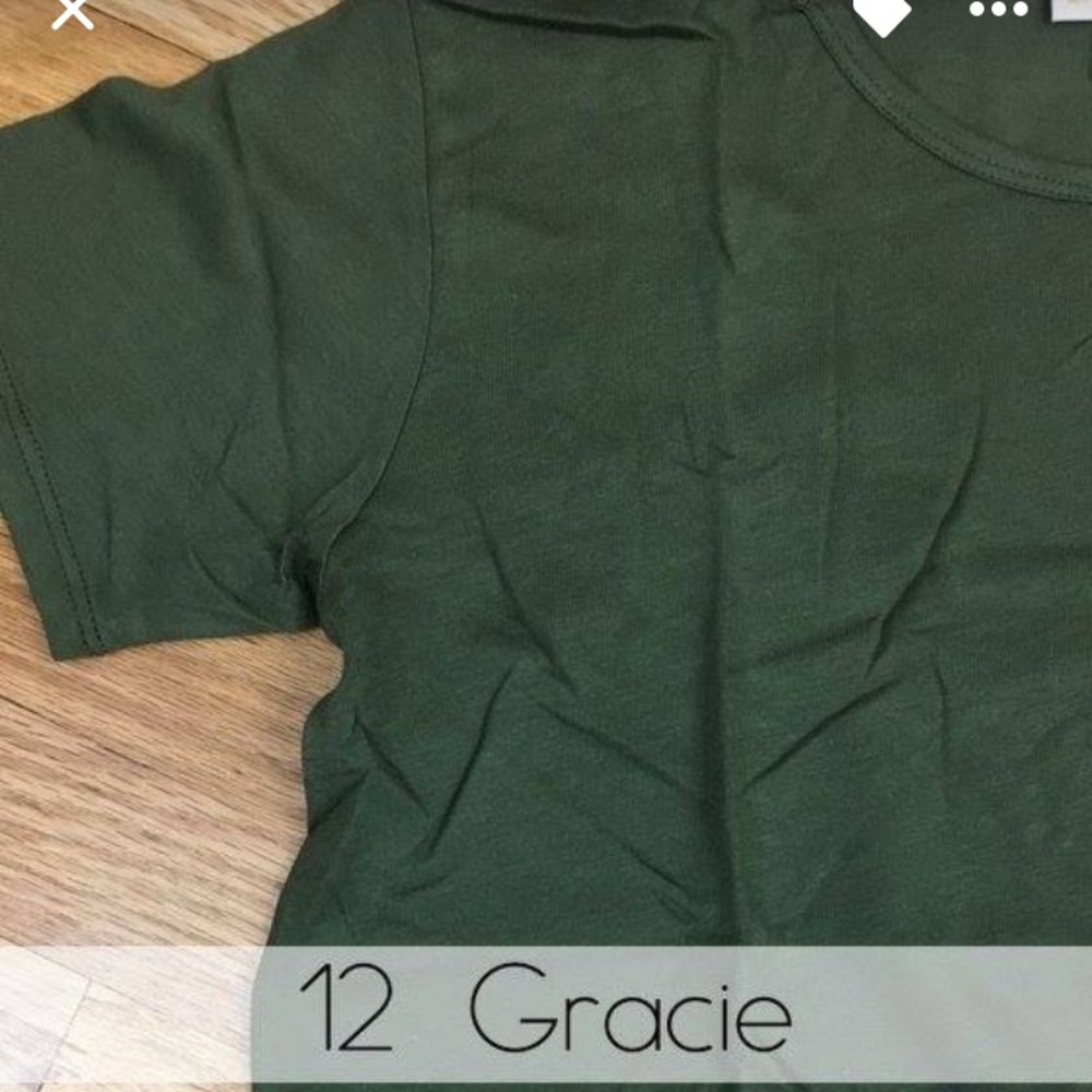 SOLD Size 12 Lularoe Gracie-Army green