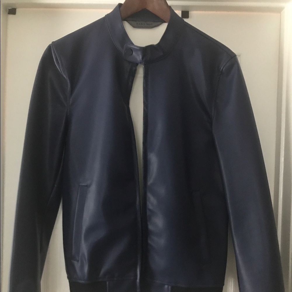 Zara leather jacket