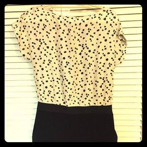 THEORY Barlay Speckle Dress