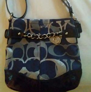 Denim crossbody or handbag authentic Coach purse