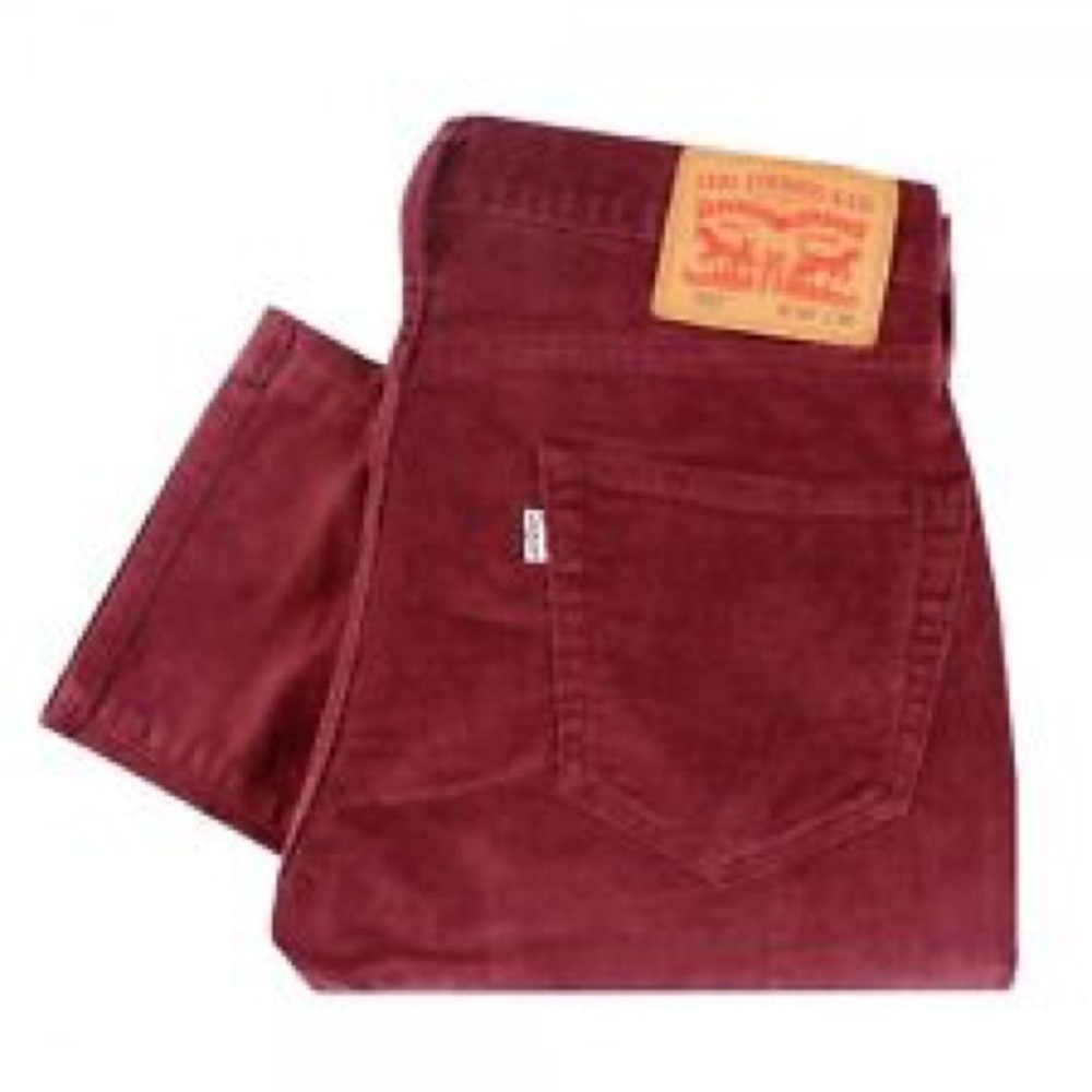 Levi's 511 Red Cords