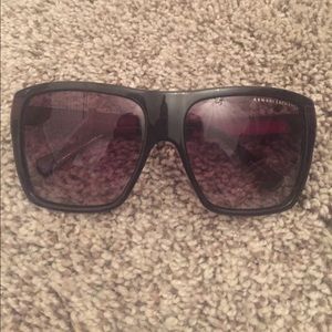 Black and copper sunglasses