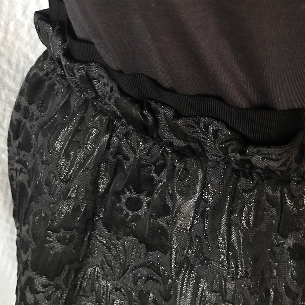 2 Ann Taylor Loft Black & Gray Cocktail Dress - Picture 4 of 8