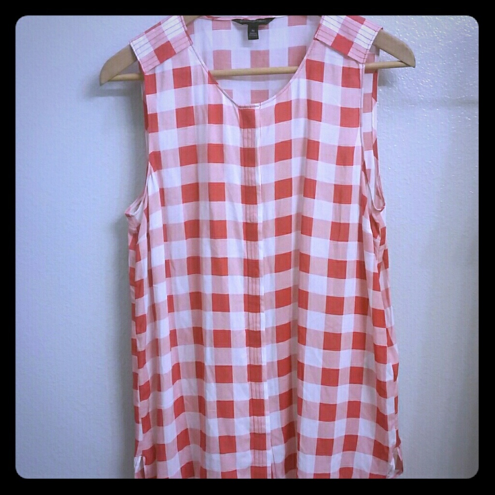 Banana Republic Checker Blouse
