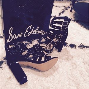 Sam Edelman - YORK- Black Sandals