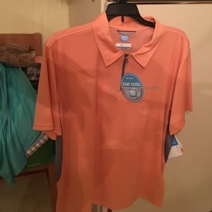 Columbia freezer coil zip polo