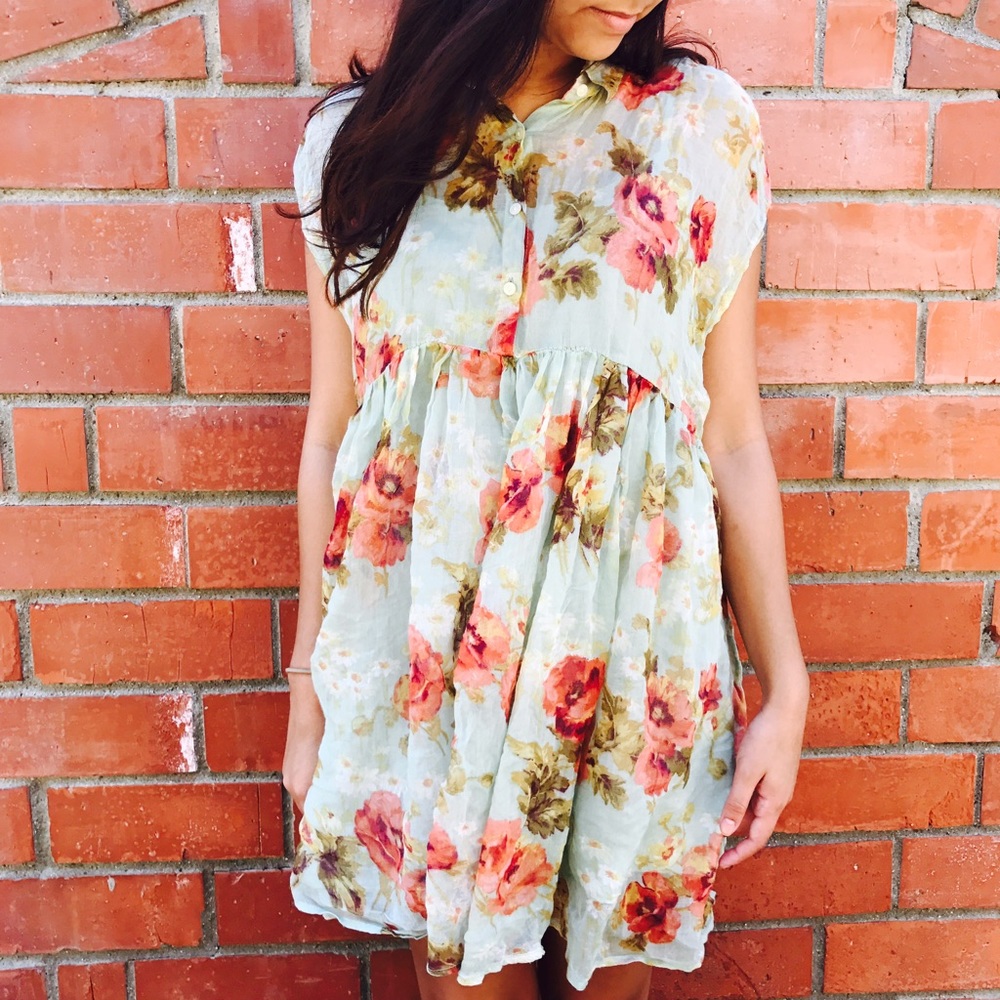 Floral babydoll dress