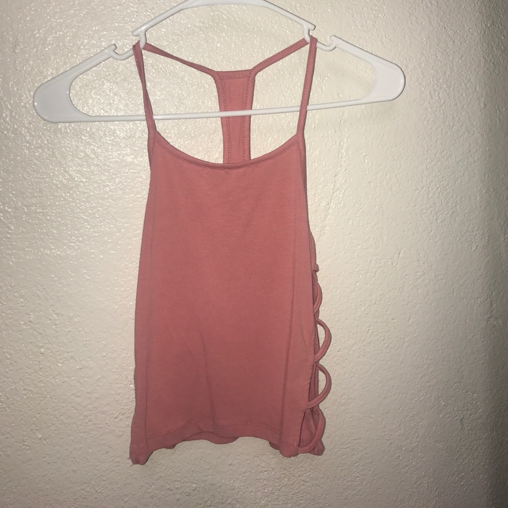 Cut out tank crop top