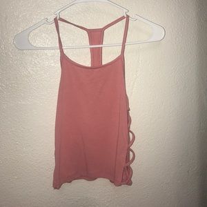 Cut out tank crop top