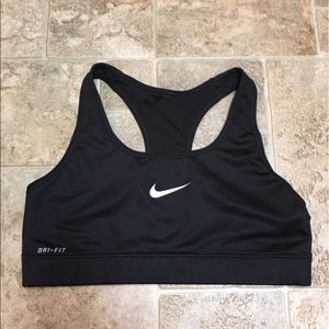 Nike black sport bra
