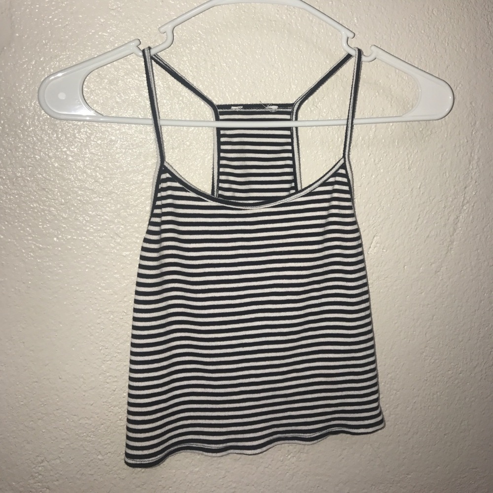 Striped crop top