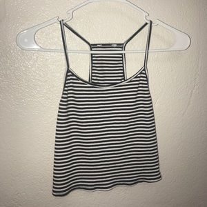 Striped crop top