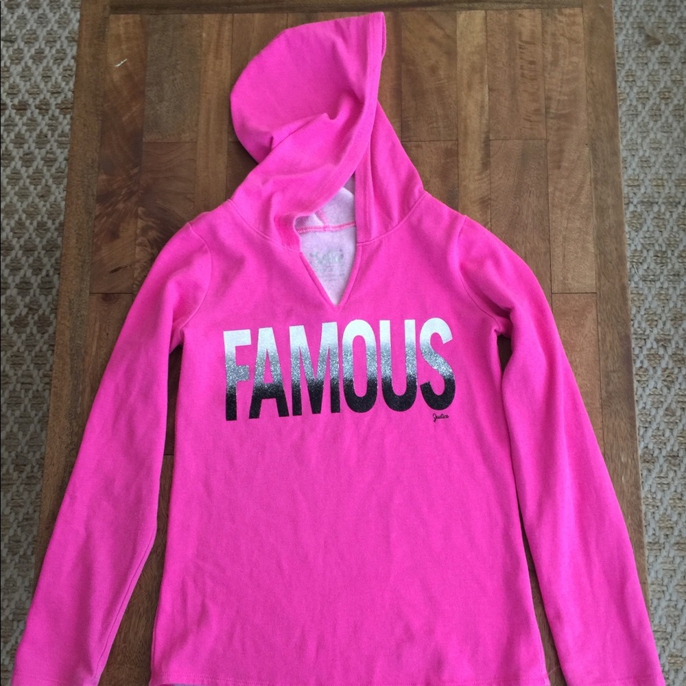 Justice Pink Hoodie
