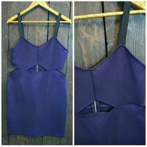 H&M Dresses - H&M Divided Deep Purple Cut Out Dress H&M Dresses - H&M Divided Deep Purple Cut Out Dress