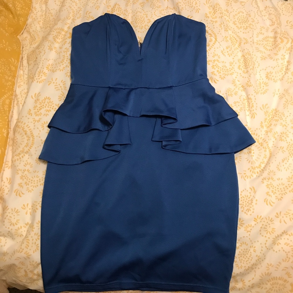 Blue party dress