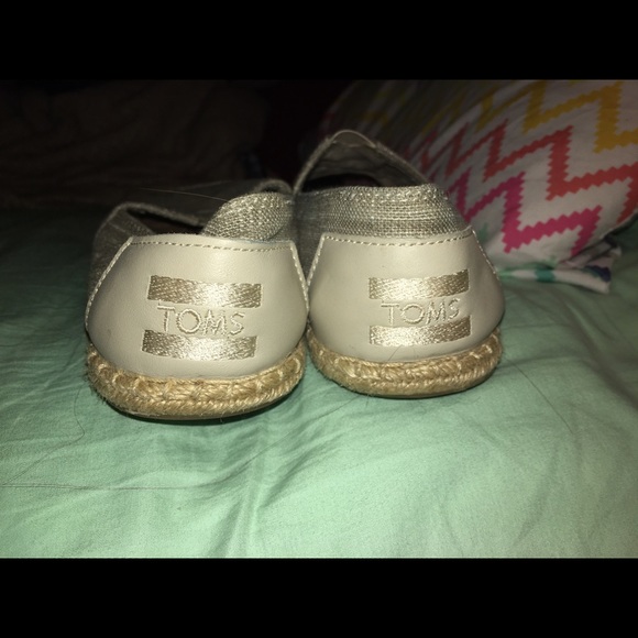 Tom's Canvas peep toe - Picture 2 of 3