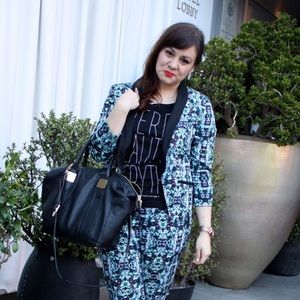 Dorothy Perkins Jackets & Coats - Geometric Print Tuxedo Jacket Dorothy Perkins Jackets & Coats - Geometric Print Tuxedo Jacket