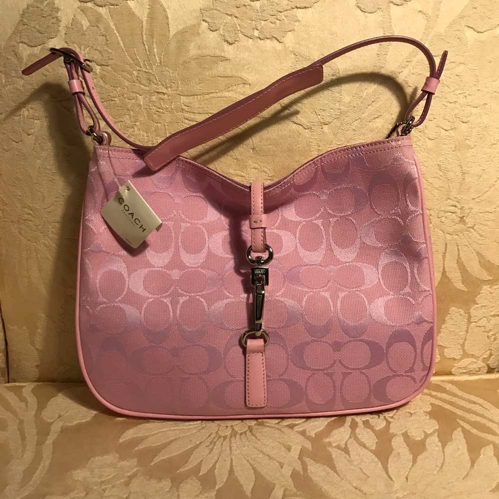 Pink Coach Shoulder Bag