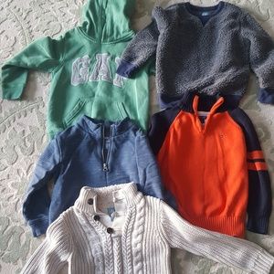Boys 5T baby gap Hilfiger Cherokee  sweater lot