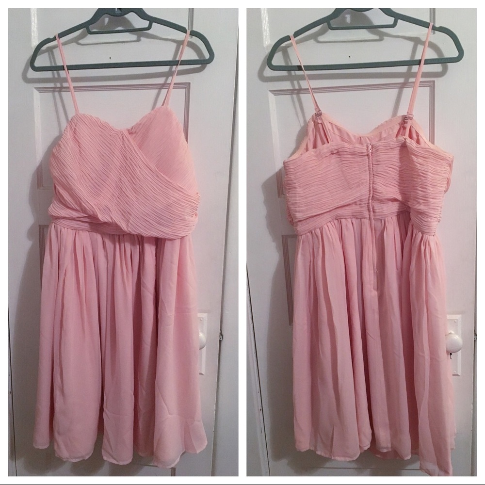 Tevolio Convertible Light Pink Chiffon Dress